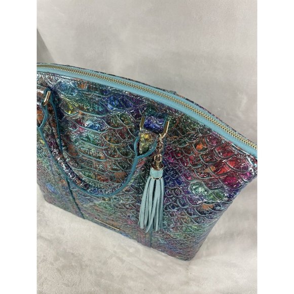 NWT Brahmin Large Duxbury Frisky Montego Leather Satchel & Veronica Wallet - Picture 12 of 12